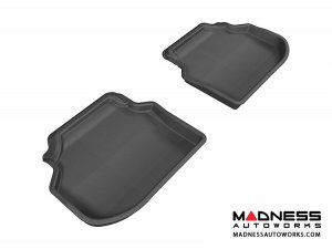 BMW 5 Series Floor Mats (Set of 2) - Rear - Black by 3D MAXpider - F10 Sedan